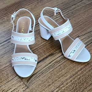 Coach Block Heel Sandals